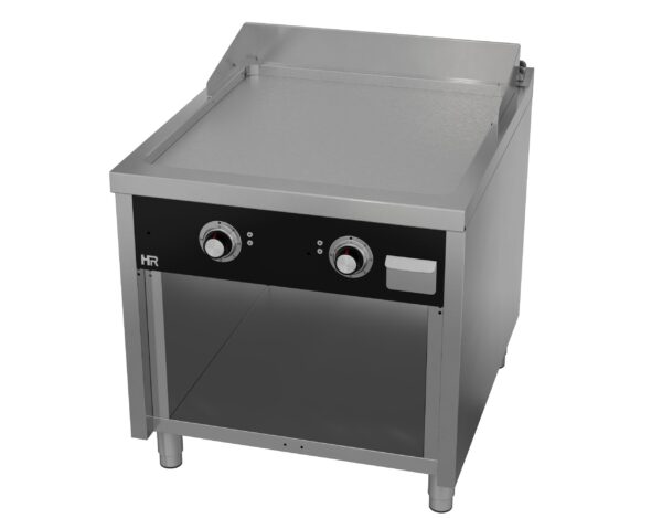 Grillplatte 800 mm Serie 900 glatt mit Unterbau