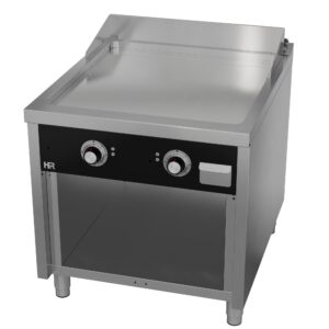 Grillplatte 800 mm Serie 900 Chromstahl mit Unterbau