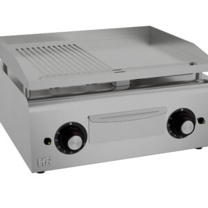 grillplatte-600mm-chromstahl-gerillt-serie-500-front