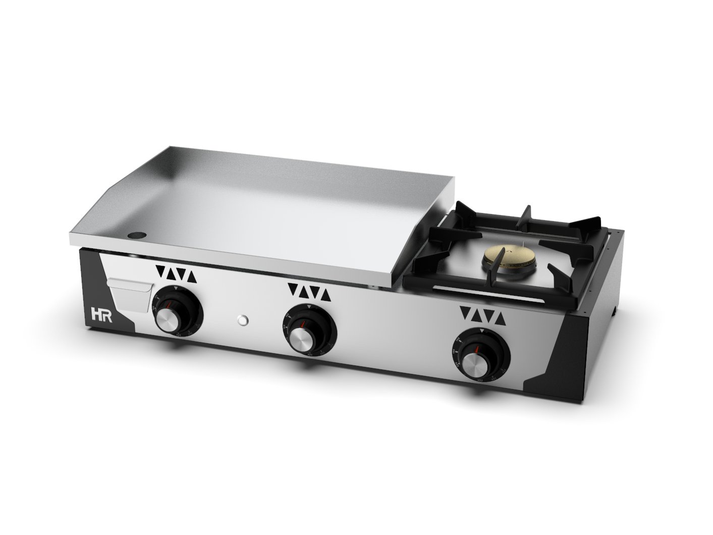 grillplatte-600mm-gas-chromstahl-mit-herd-front