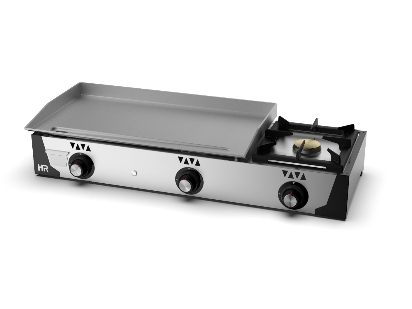 grillplatte-800mm-gas-mit-brenner-front