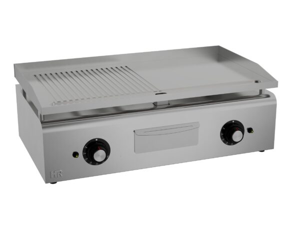 grillplatte-900mm-chromstahl-gerillt-serie-500-front