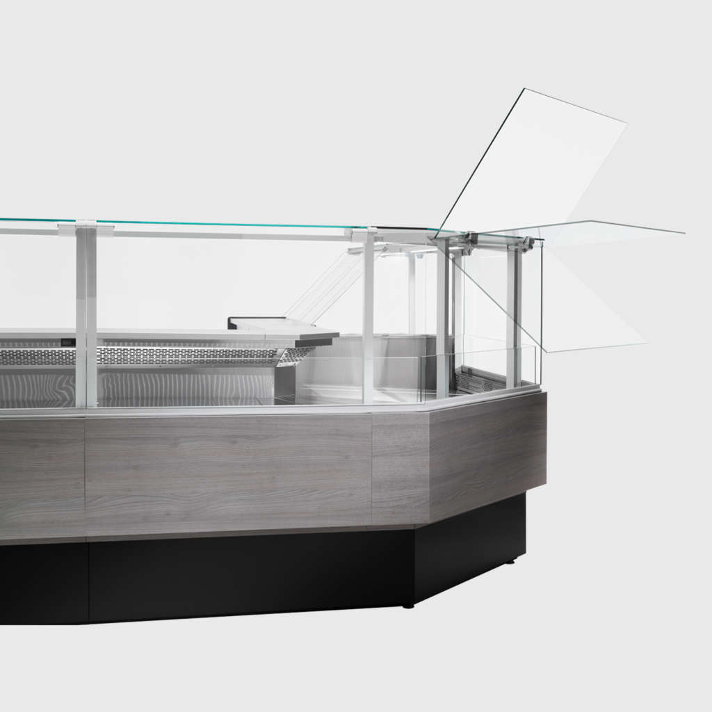 ZOIN PORTHOS Fleischtheke – 1500–3000 mm | Metzger-, Fleischer- & Butcher-Kühltheke mit Edelstahl & LED – Bild 5