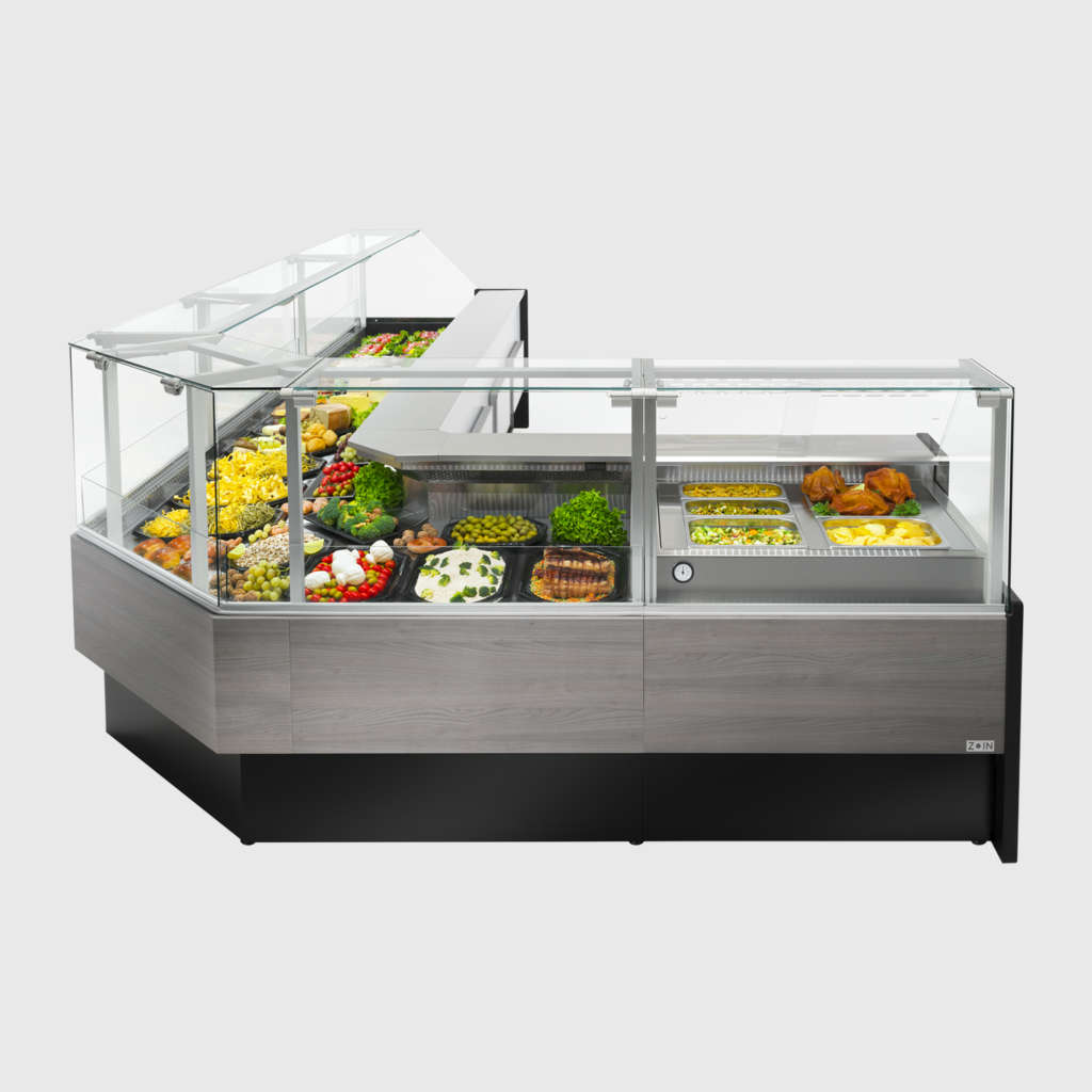 ZOIN PORTHOS Fleischtheke – 1500–3000 mm | Metzger-, Fleischer- & Butcher-Kühltheke mit Edelstahl & LED – Bild 4