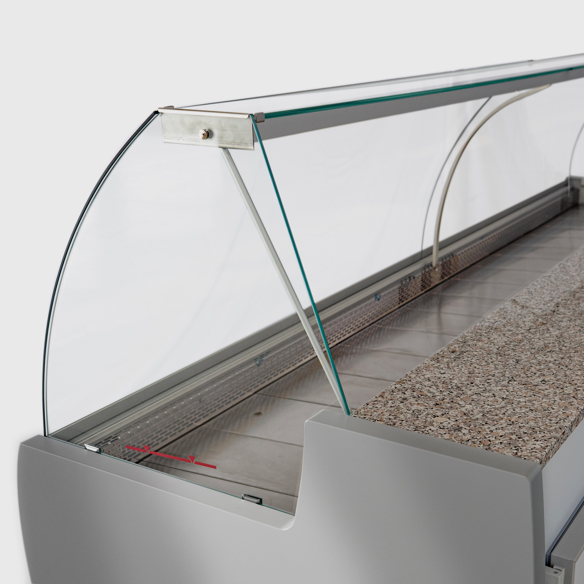 ZOIN BARKLY BK Kühltheke – 1500–3000 mm | Feinkost- & Fleischtheke mit Unterbaukühlung – Bild 3