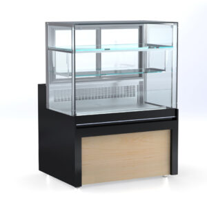 Gekühlte Konditoreivitrine Serie 80/TR mit Luftzirkulation und LED-Beleuchtung