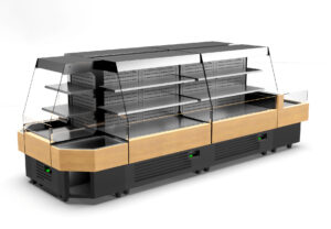 ISOLA Warmhaltevitrine 80x66x142 für Gastronomie