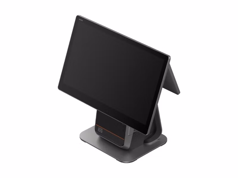 Modernes Kassensystem im Kiosk mit Barcodescanner