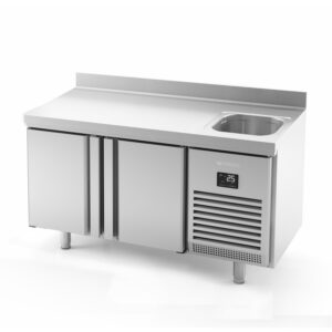 Kühltisch mit Spülbecken GN1/1 Serie 700