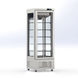 Kühlvitrine mit 4 Sichtfenstern und LED-Beleuchtung