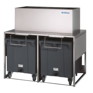 Eisbereitungslager mit Rollenbehälter DRBI100