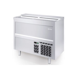 Flaschenkühlschrank EB1000II aus Edelstahl mit Schiebetüren