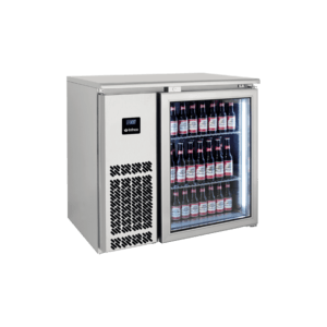 Fasskühler der BACK BAR-Serie mit Edelstahlgehäuse und LED-Beleuchtung