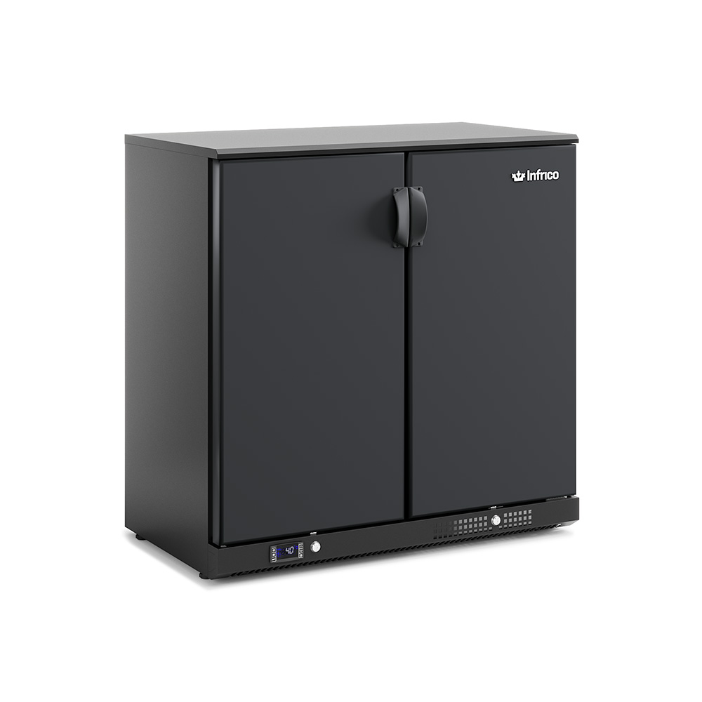 Barkühler ERV-Serie 920 mm hoch mit LED-Beleuchtung und automatischem Türmechanismus