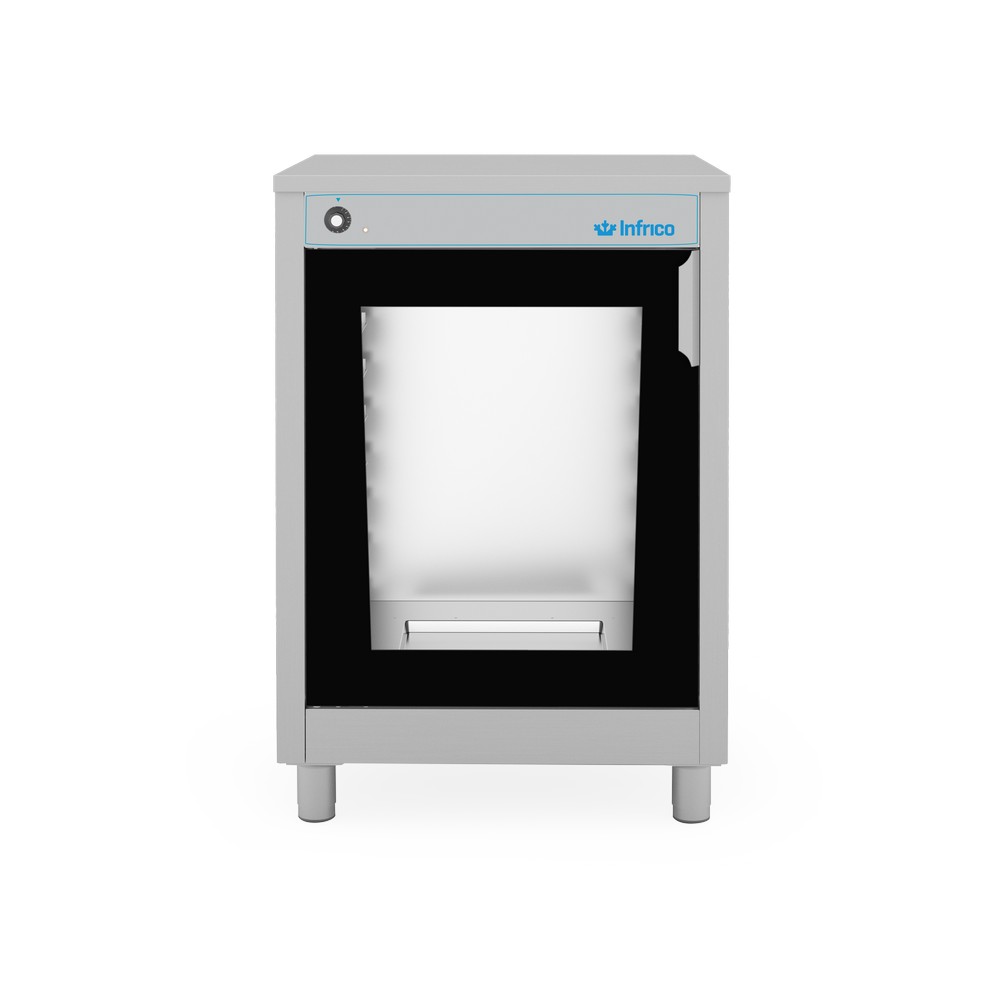 Gärschrank F848 aus Edelstahl mit Glas-Scharniertür