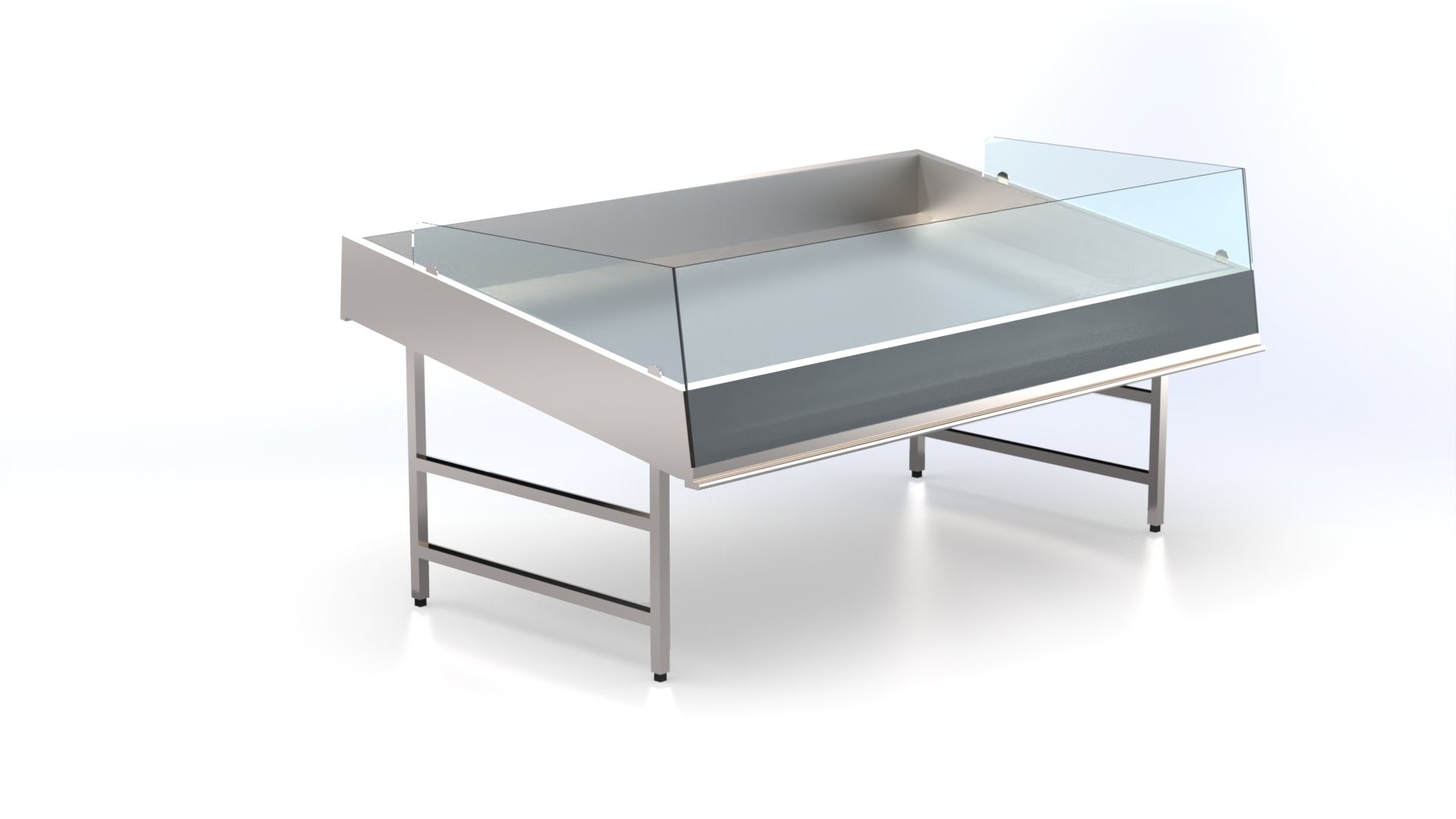 Robuster Tisch für die Fischverarbeitung