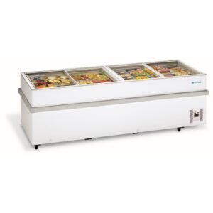 Supermarkt Tiefkühltruhe mit Glastür 2500mm