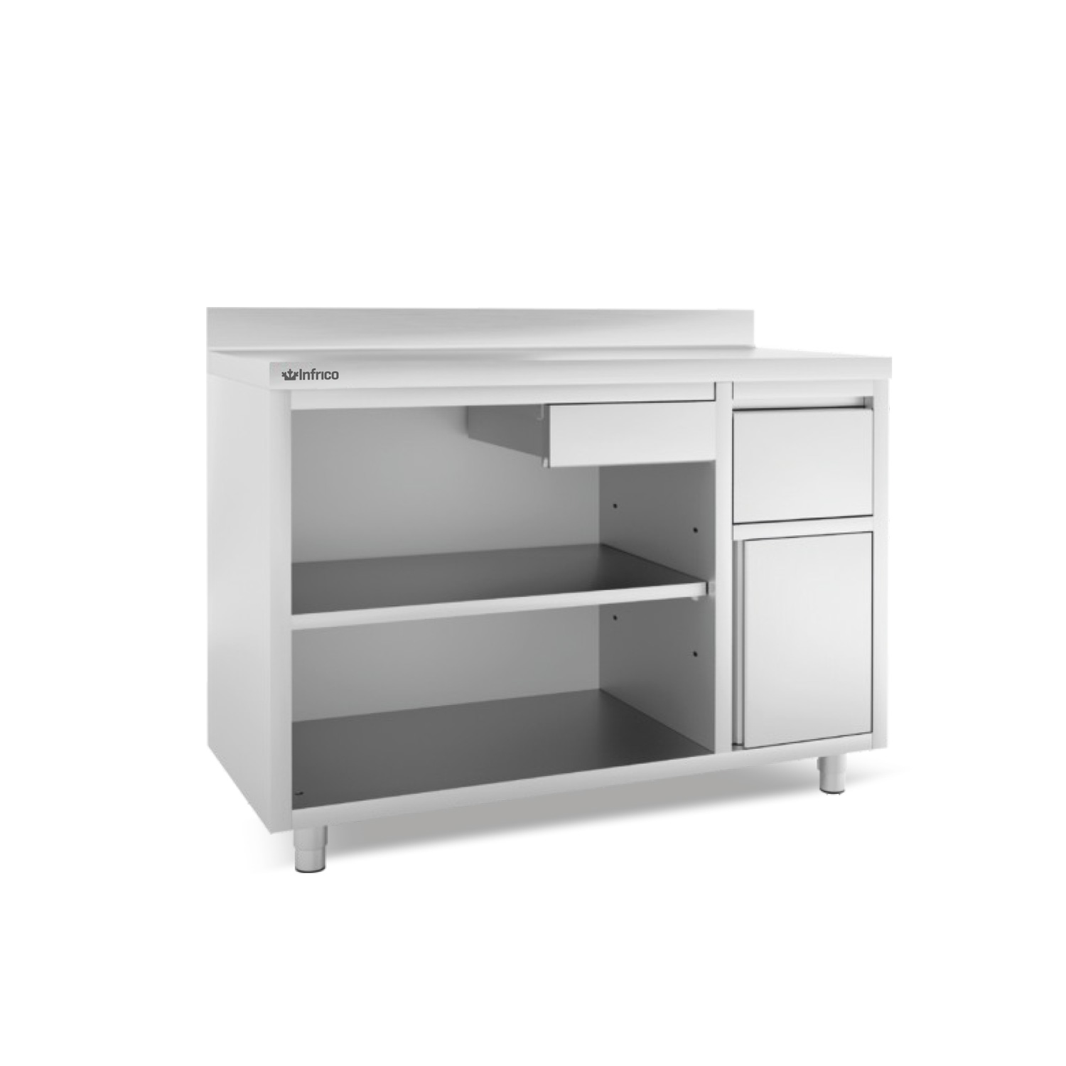 IMC-Serie Edelstahltisch 150 aus Edelstahl AISI 304