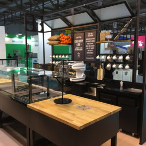 Beheizte Vitrine Kalifornien 150x90x130 mit Regal für Gastronomie