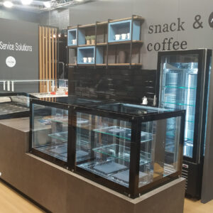 Modularer Arbeitstisch 96x70x87 mit dekorativem Design für Gastronomiebetriebe