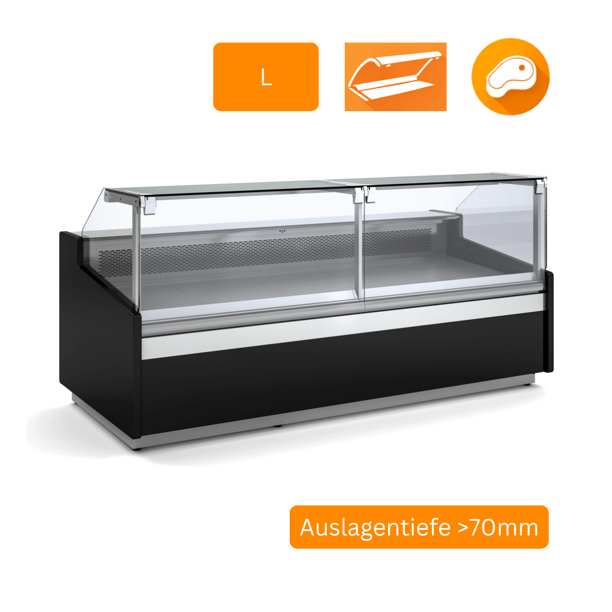 PTM BUTCHER L Fleischtheke Kühltheke Frontansicht