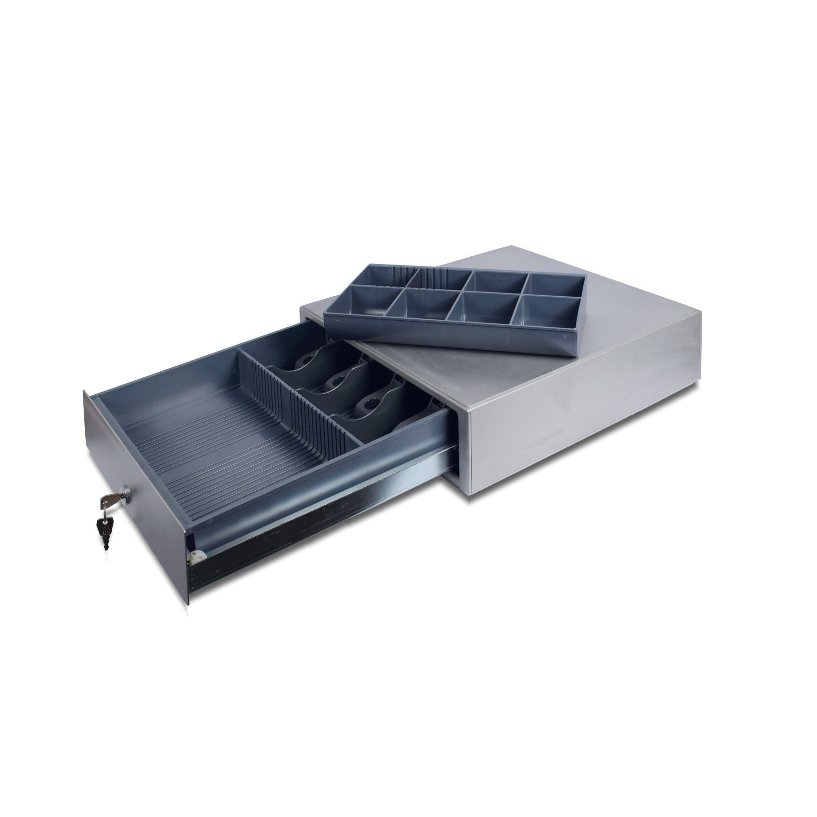 Geld-Schublade FreshBase Edelstahl – RJ12 – für Mettler Toledo FB – Bild 2