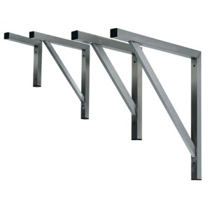 Edelstahl Konsole 275 x 275 mm für Gastronomie und Gewerbe
