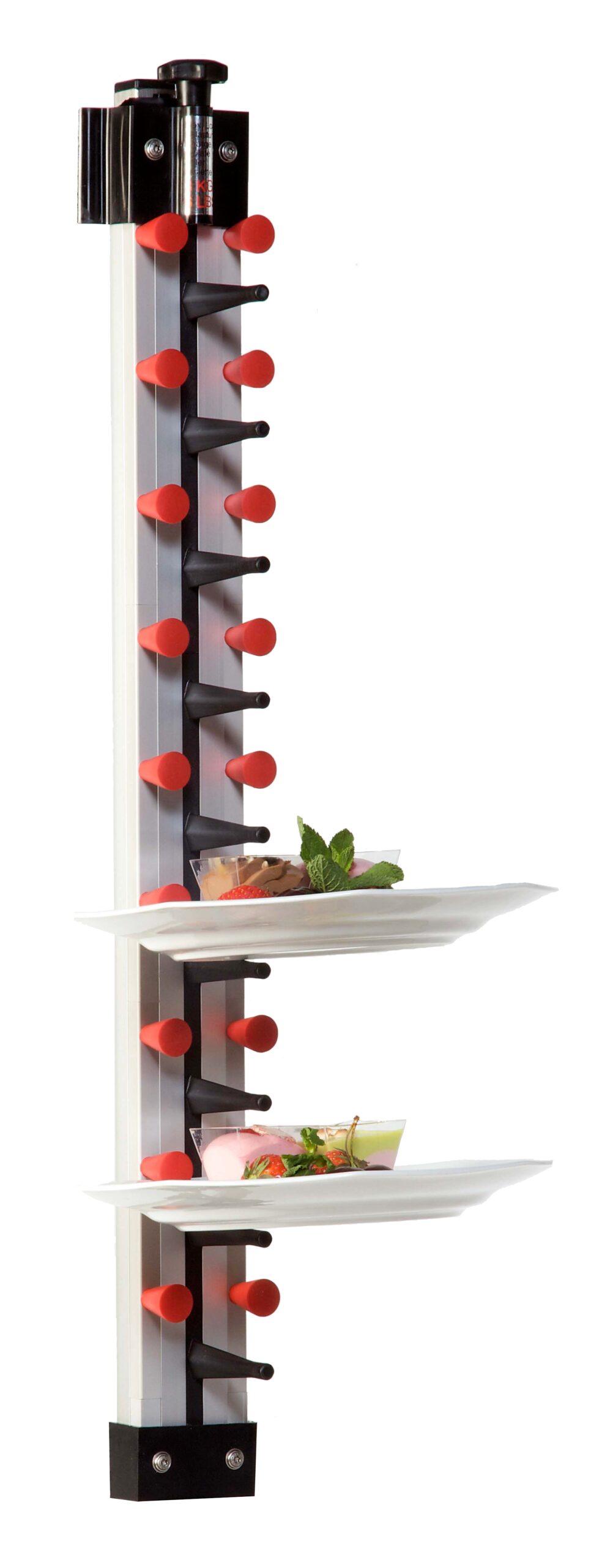 Teller Regal Wandmodell 9 für Gastronomie und Gewerbe