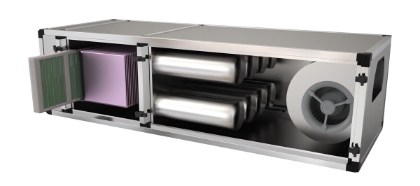 Abluftreinigungsanlage komplett 2500 m³/h für Gastronomie und Gewerbe