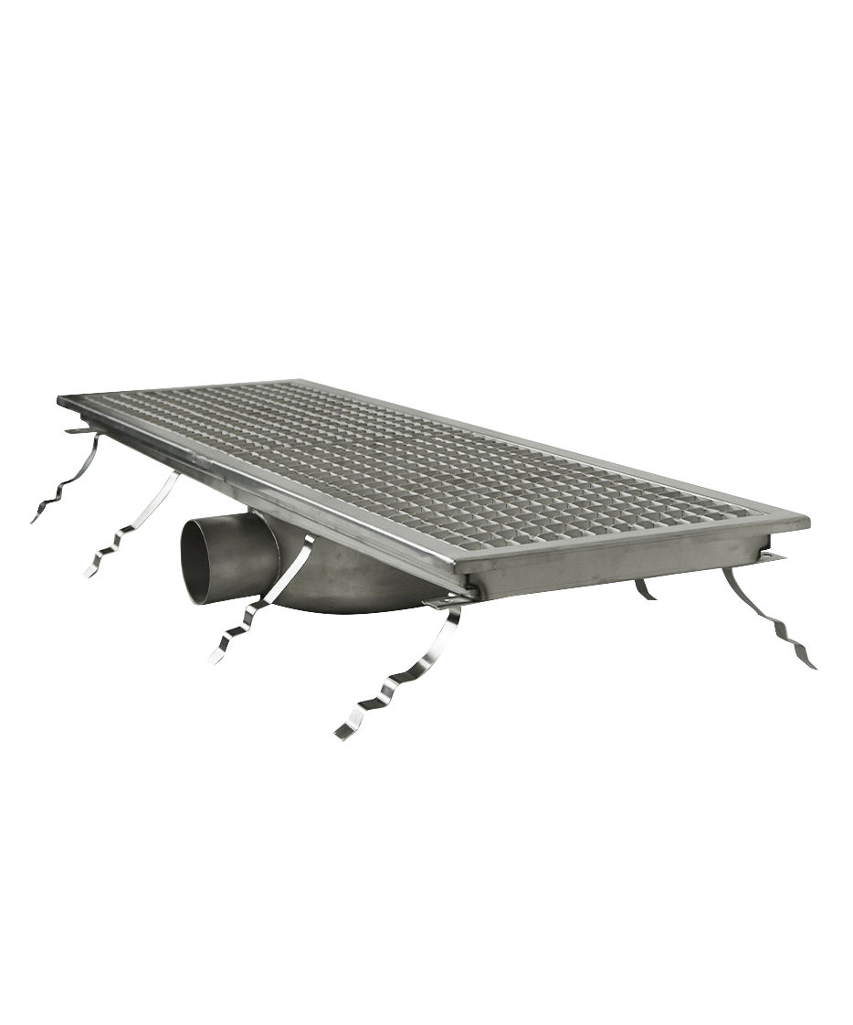 Bodenablauf 927 x 300 mm Edelstahl AISI 304