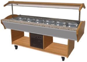 gekühltes Buffet GN 6/1 für Gastronomie und Gewerbe