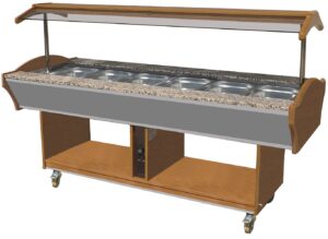 Heißes Buffet GN 6/1 für Gastronomie und Gewerbe