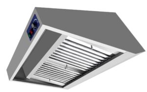 Wandhaube komplett 1000 mm für Gastronomie und Gewerbe