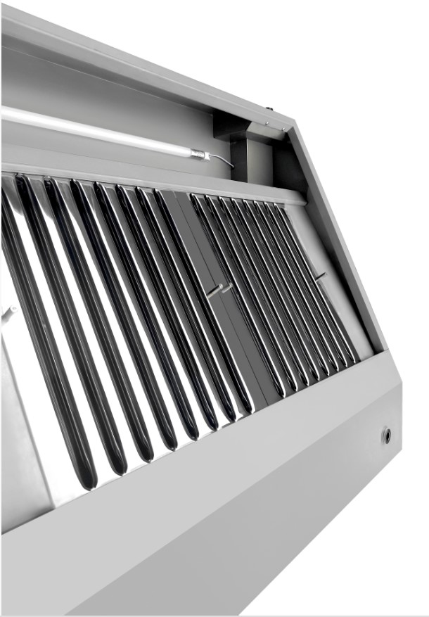 900 Wandhaube komplett 1200 mm | Edelstahl