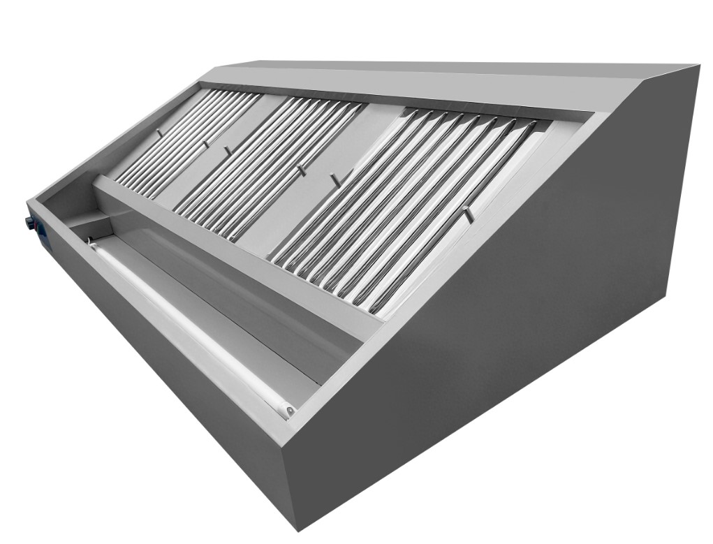 Wandhaube 1600 mm aus Edelstahl