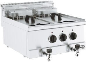 BASE 600 Elektro-Friteuse 2x10 l für Gastronomie und Gewerbe