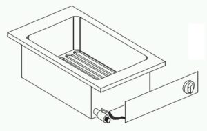 Elektrofriteuse 1x10 l für Gastronomie und Gewerbe