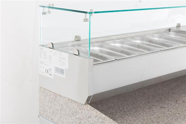 gekühlte Aufsatzvitrine 1/3 GN x 6