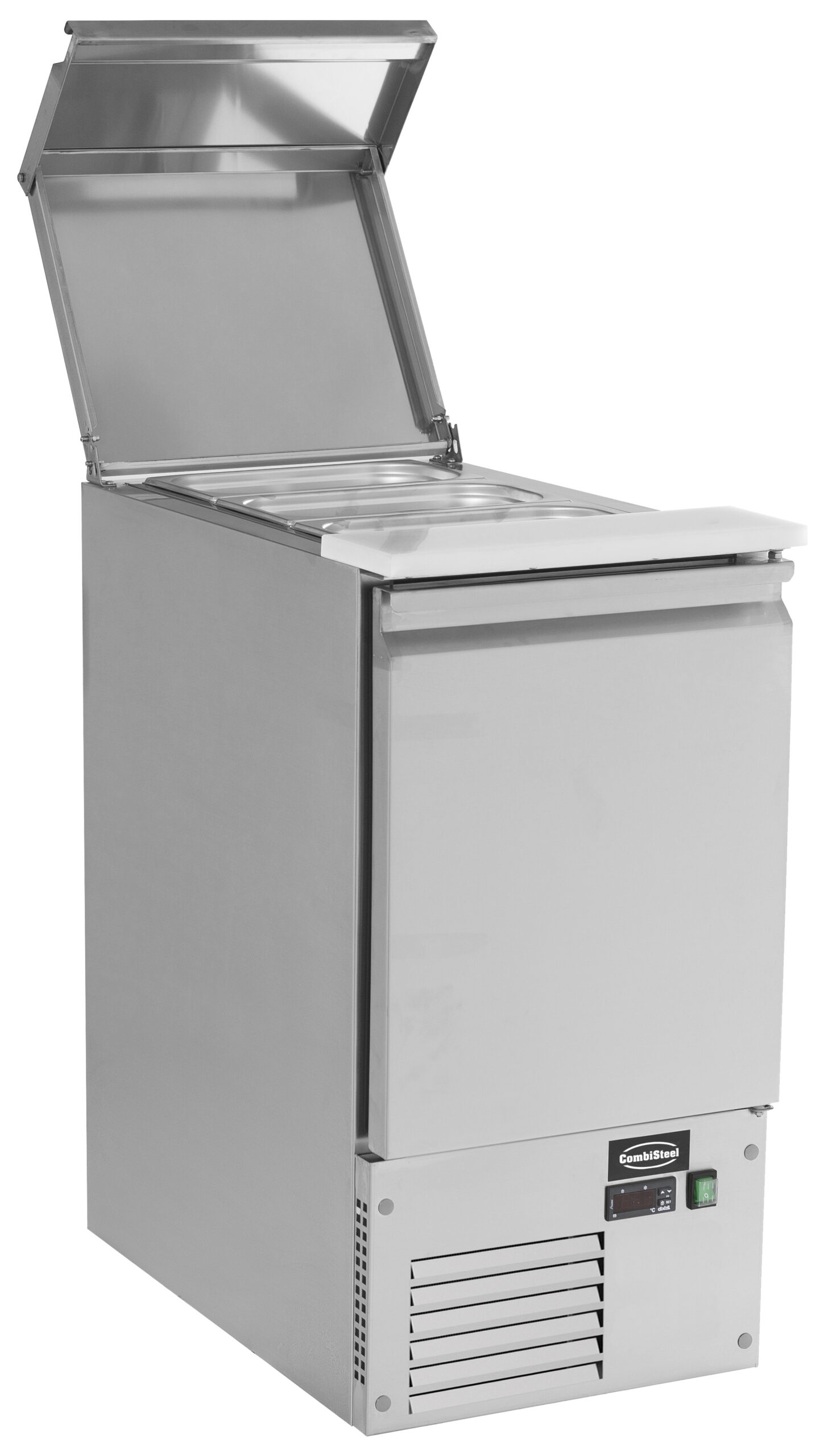 Saladette Gastro 1 Tür | 109 l Edelstahl