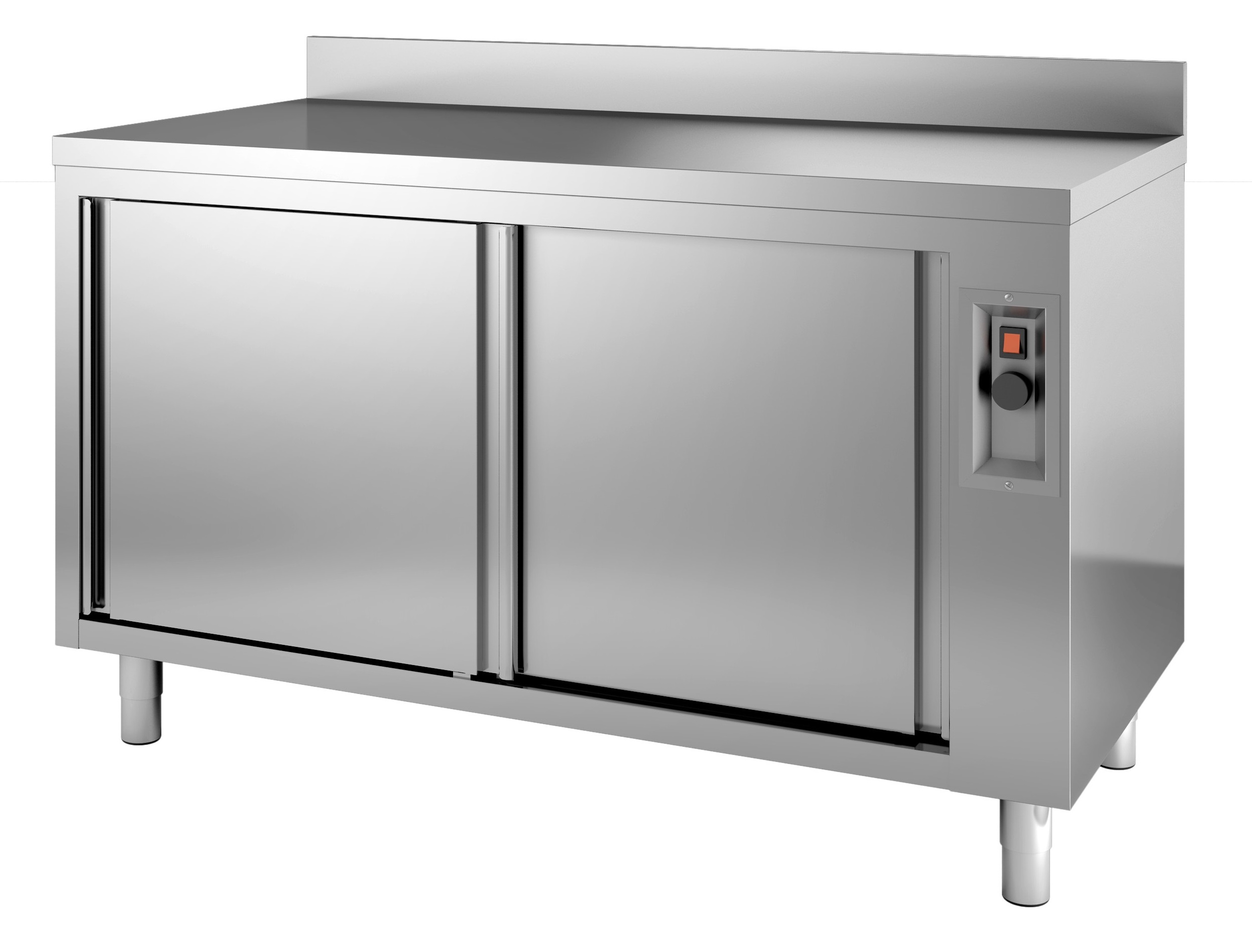 Wärmeschrank mit Aufkantung für Gastronomie und Gewerbe
