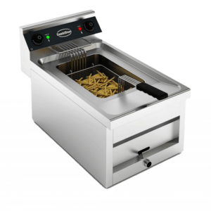 Elektro Tischfriteuse 1x12L 6 kW für Gastronomie und Gewerbe