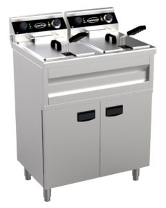 Elektro-Friteuse 2x9 l für Gastronomie und Gewerbe