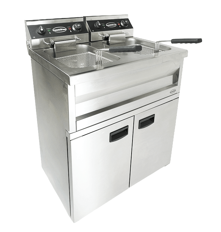 Freistehende Elektro-Friteuse 2x9 l | Profi