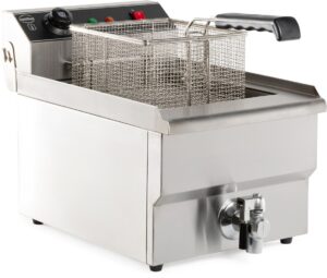 Elektro Tischfritteuse 1x8 L für Gastronomie und Gewerbe