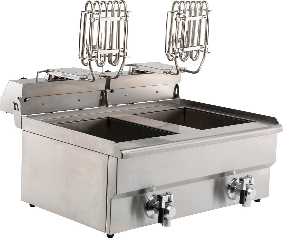 Elektro Tischfriteuse 2x8 L für Gastro