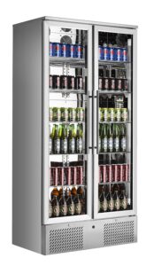 Barkühlschrank 458 l Edelstahl für Gastronomie und Gewerbe