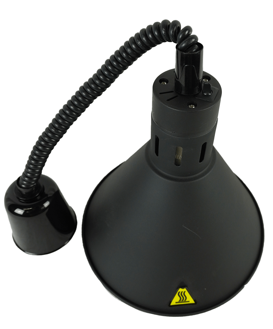 Wärmelampe CH-02 Schwarz mit 0