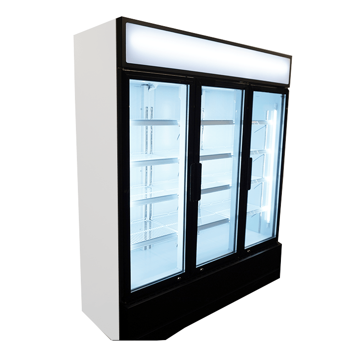 Glastürkühlschrank FCU-1200 mit 3 Türen
