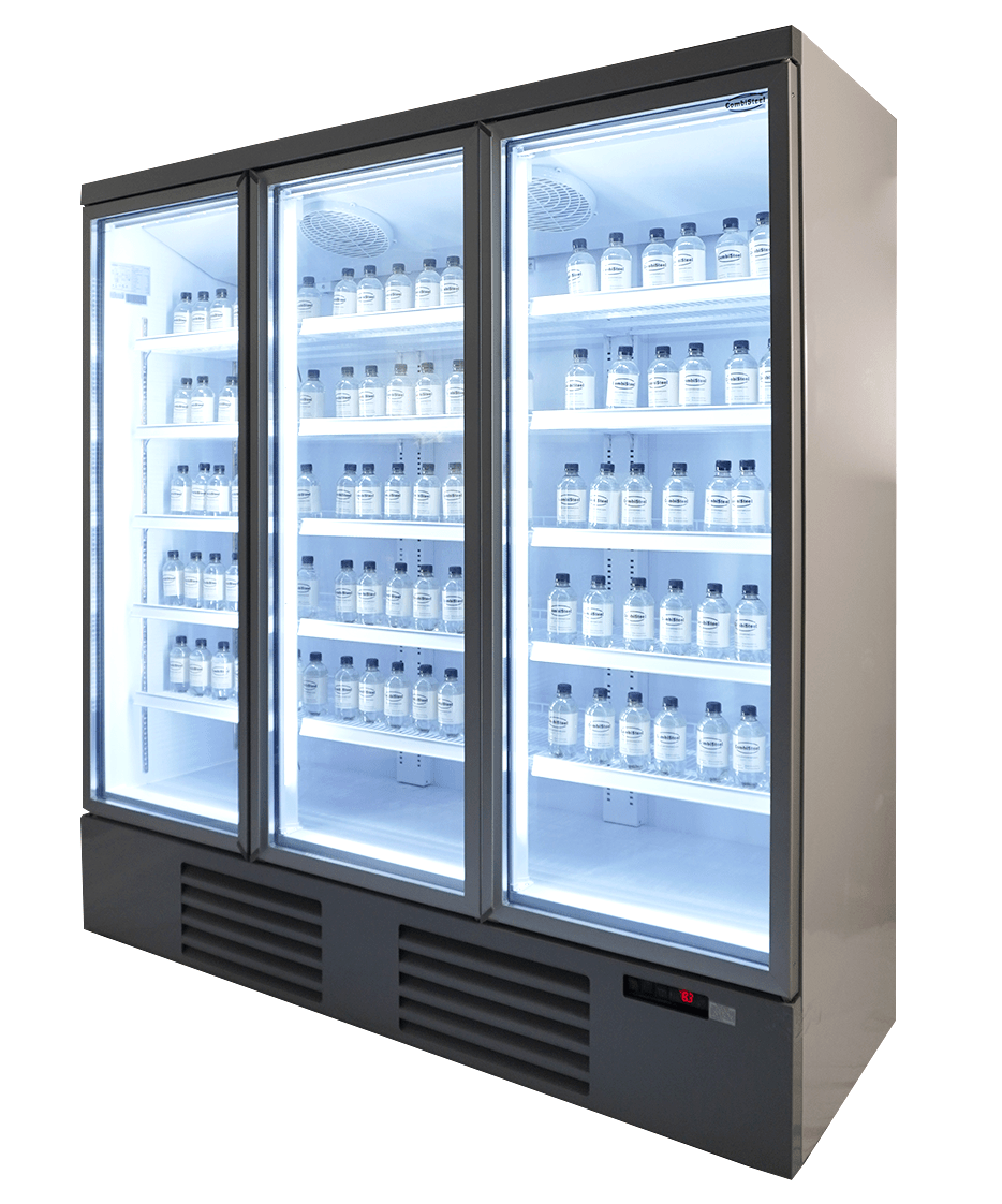 LED-Beleuchtung und automatischer Abtauung für professionelle Warenpräsentation.