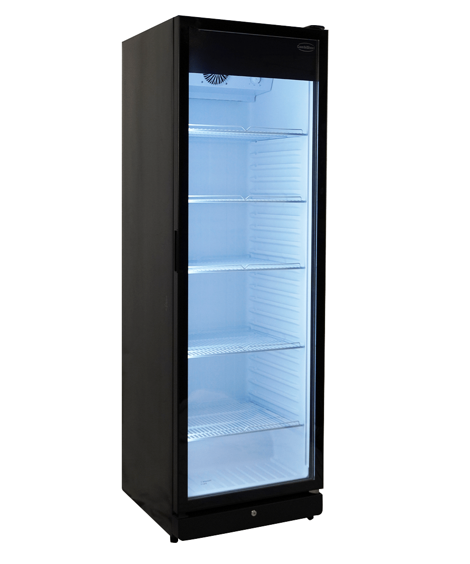Gastro Kühlschrank mit Glastür PIB-360R: 354 Liter